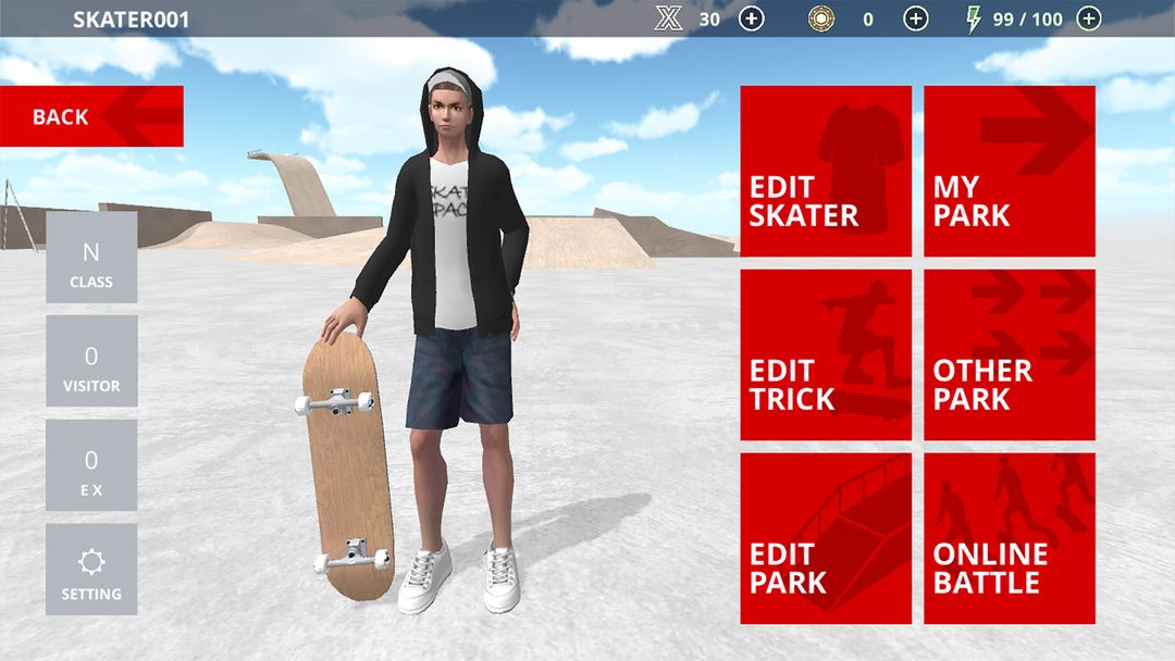 Screenshot of Skate Space