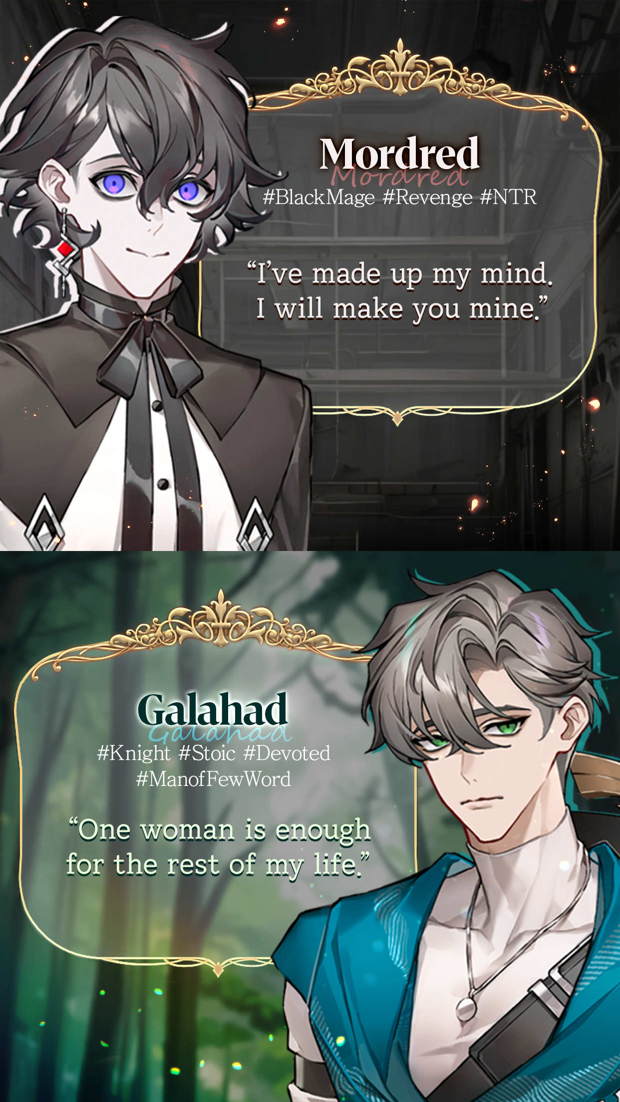 Secret Kiss with Knight: Otome Game Screenshot
