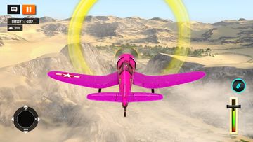 Captura de Tela do Jogo City Airplane Racing 3d Game
