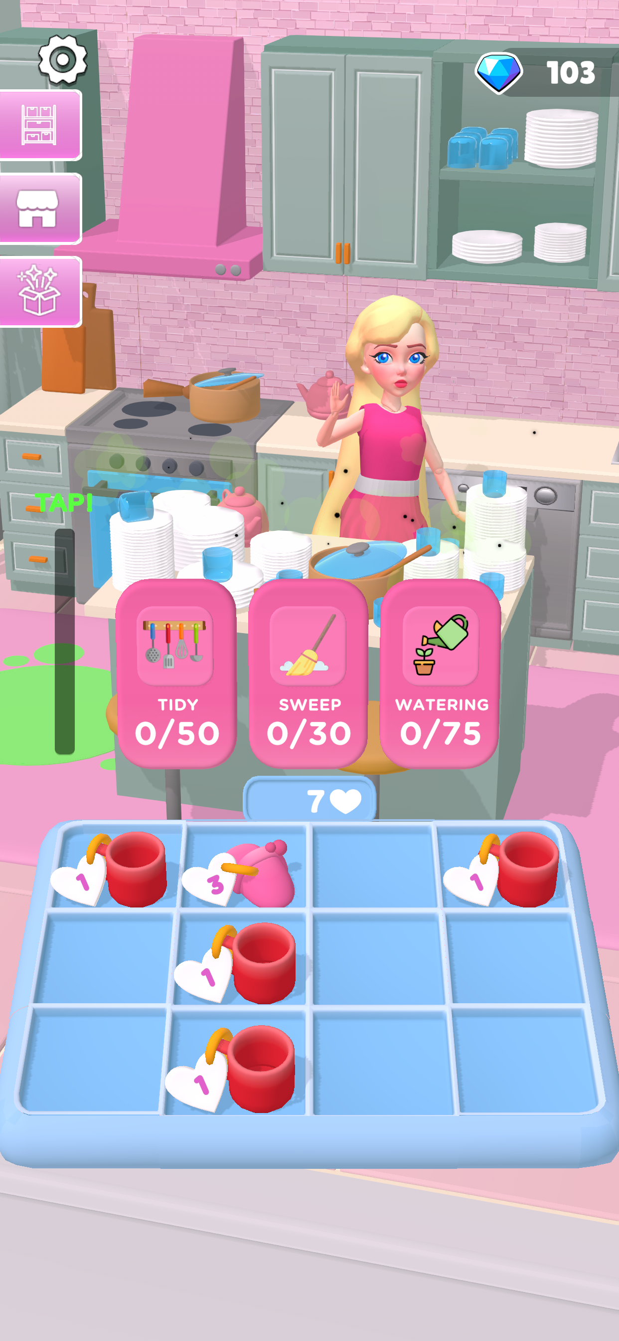 Pink Star: Fashion Merge Game Screenshot