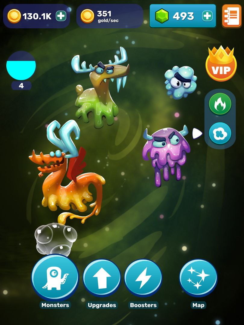 Screenshot of Tap Tap Monsters: Evolution