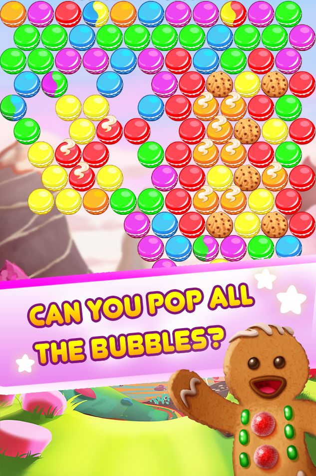 Cookie Pop Bubble Shooter 게임 스크린 샷