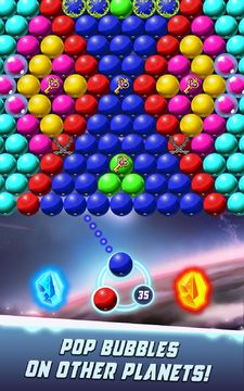 Cuplikan Layar Game Bubble Shooter Galaxy Explore