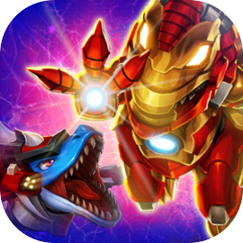 Dino King Iron T-Rex VS Mosa