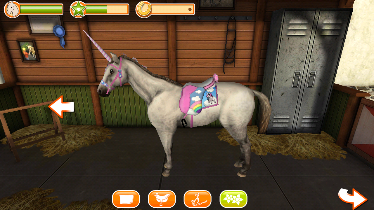 Captura de Tela do Jogo Horse World: Cavalo Bonito