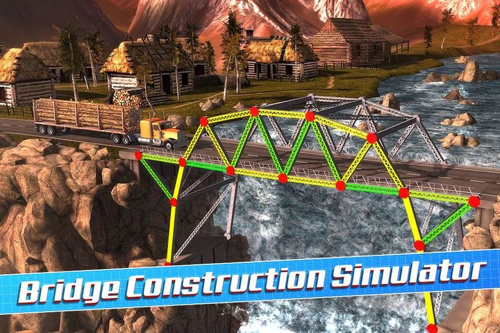 Screenshot 1 of Bridge Construction Simulator 1.2.8