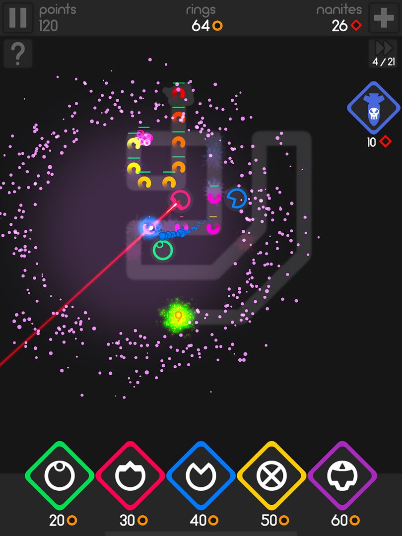 Color Defense - Tower Strategy screenshot game
