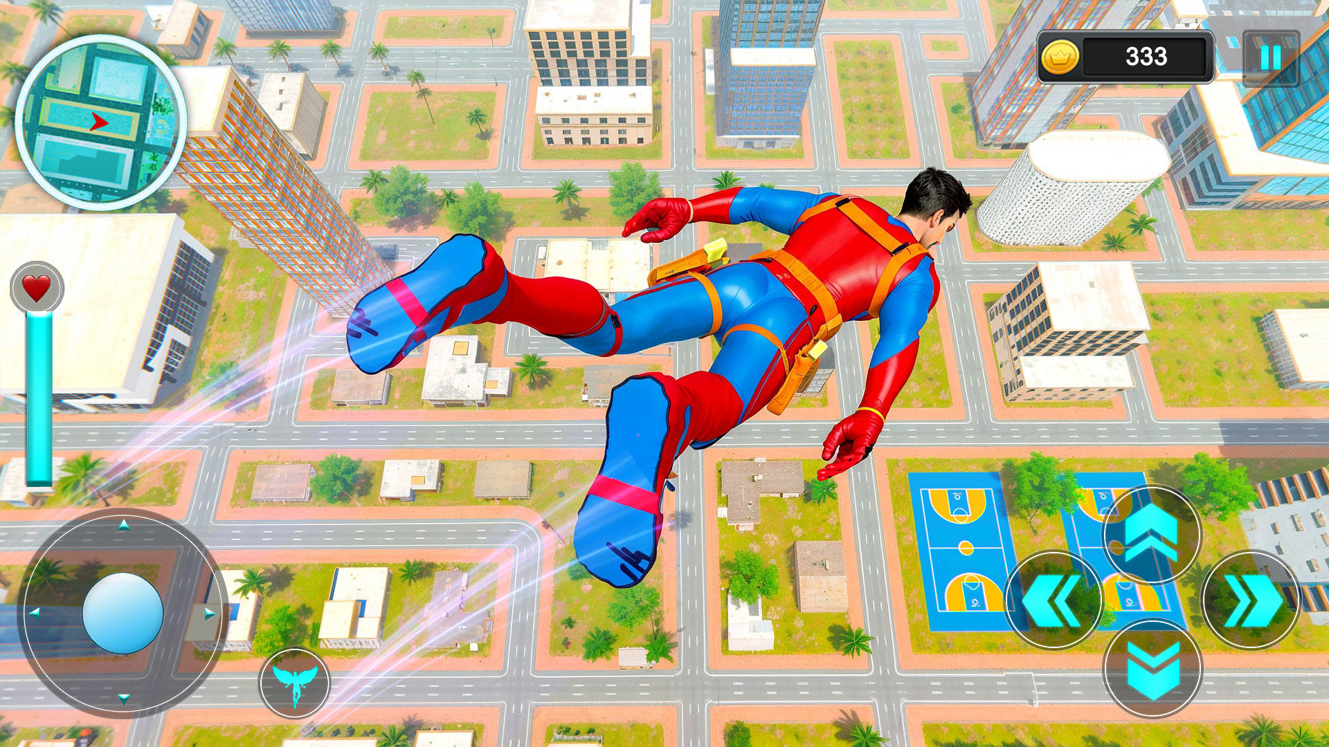 Steel Hero: Iron Hero Games Game Screenshot