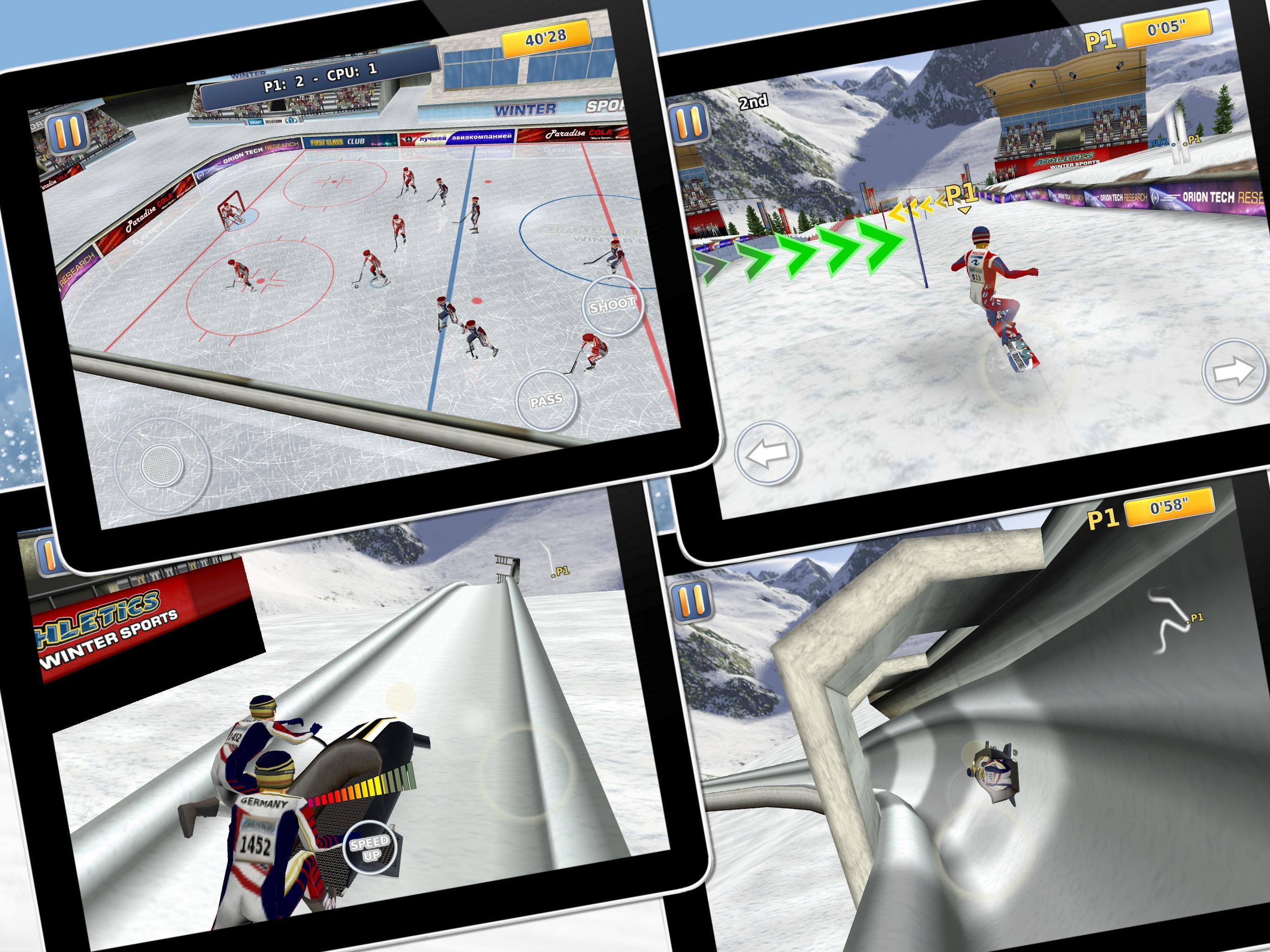 Athletics 2: Winter Sports Game Screenshot