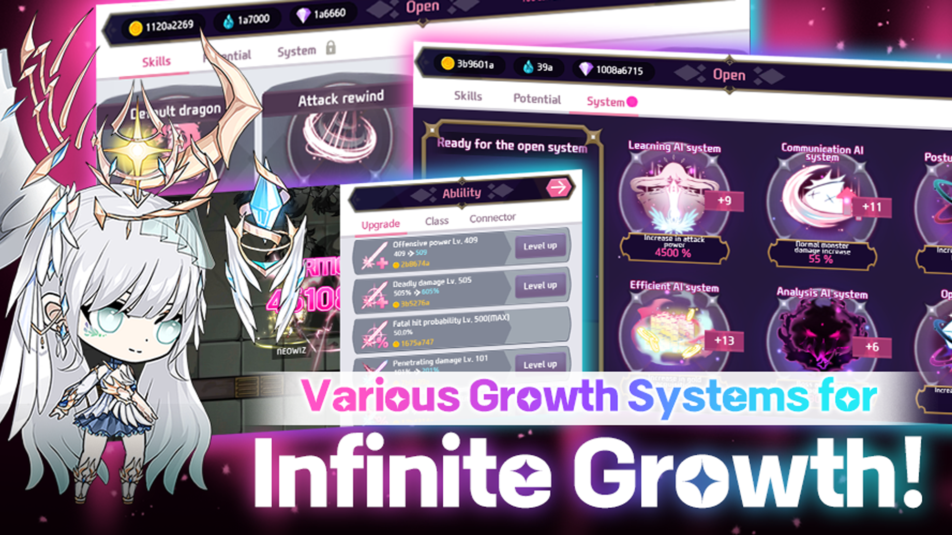 Screenshot of Guardian Goddess: Idle RPG