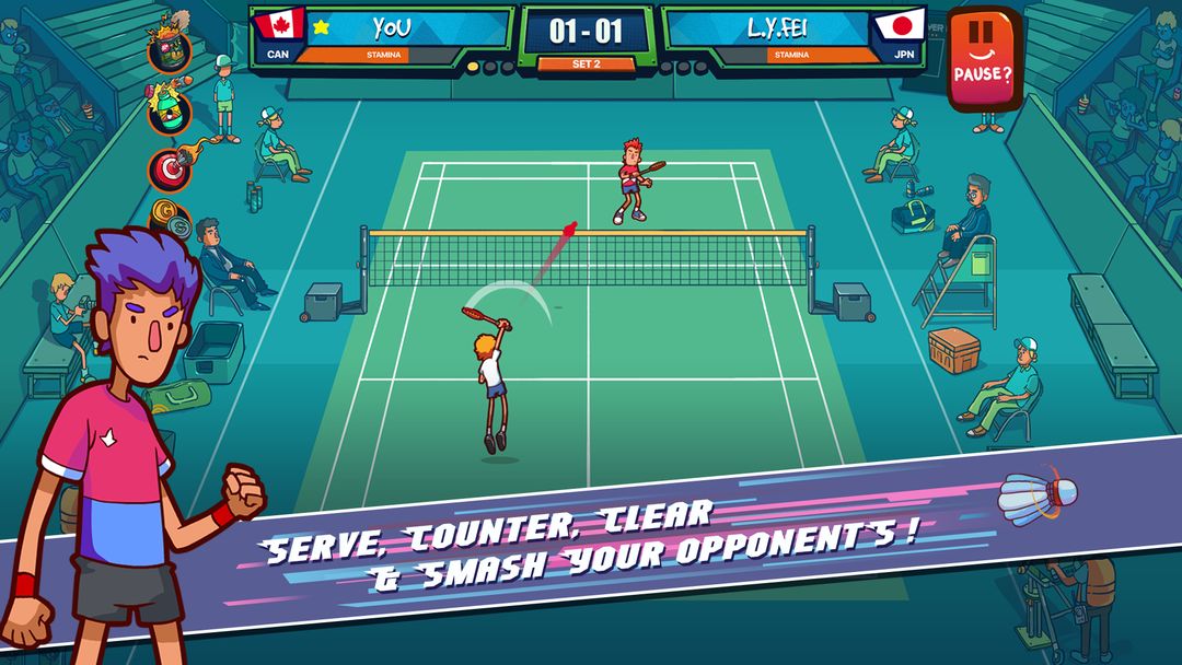 Super Stick Badminton(Unreleased) 게임 스크린 샷