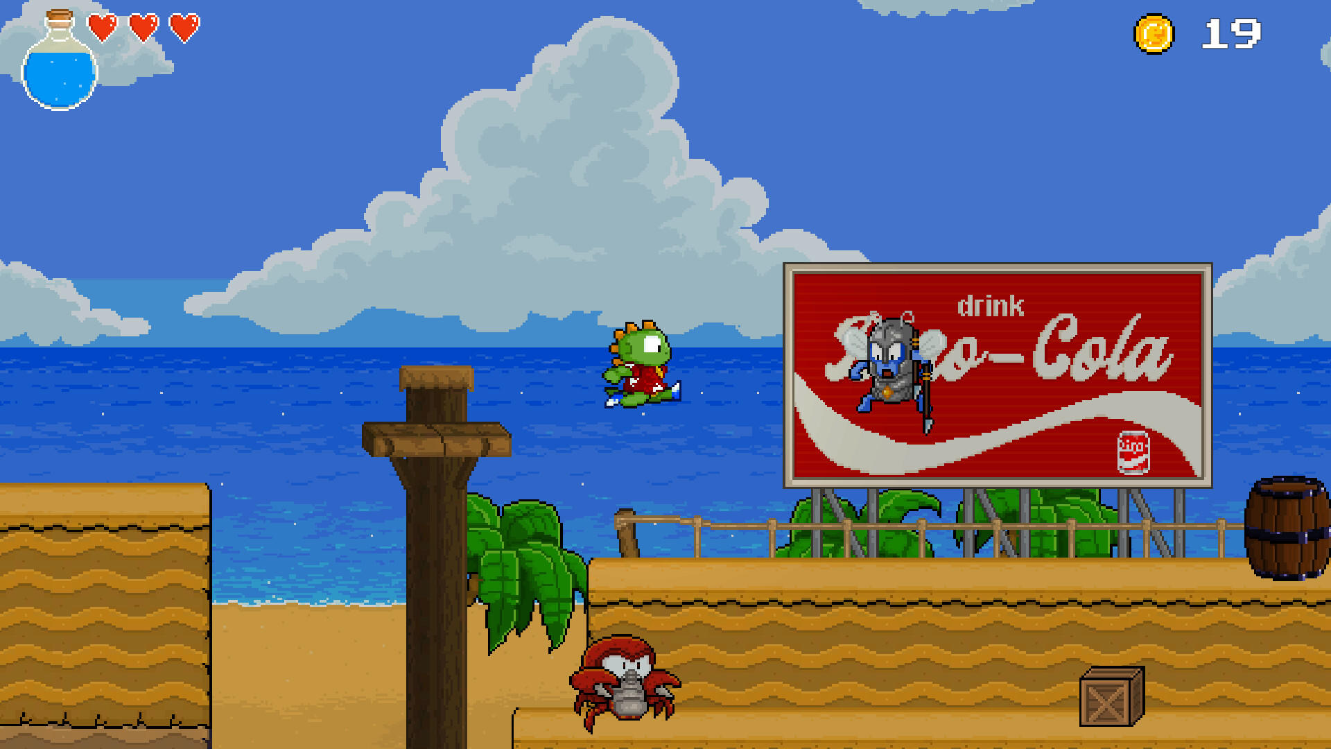 Dinopunk: the Cacops adventure Game Screenshot