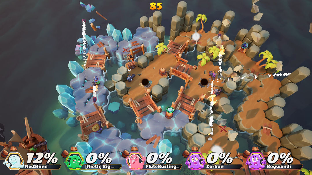 Screenshot of Slimes - Cannon Combat
