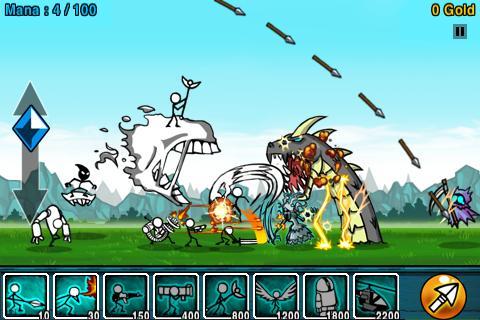 Cartoon Wars Game Screenshot