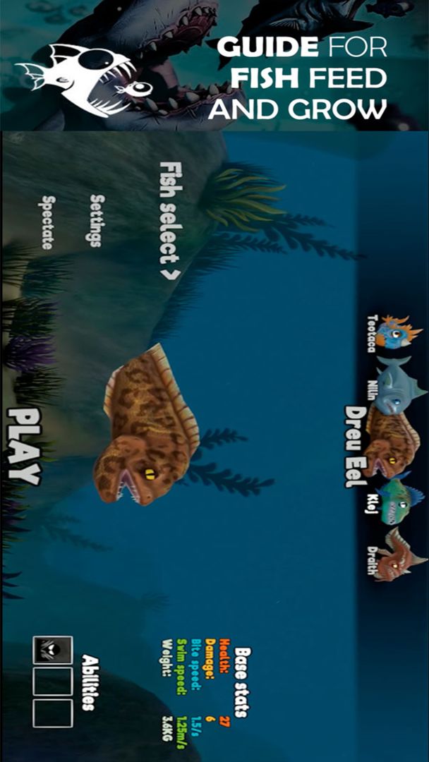 Screenshot of Fish Feeding and Grow : Hangry Fish