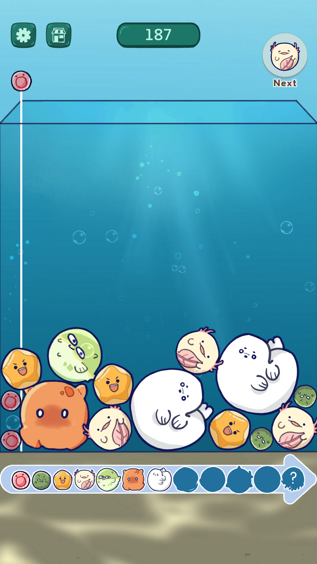 Скриншот игры QS Monkey Land : Fruit Merge