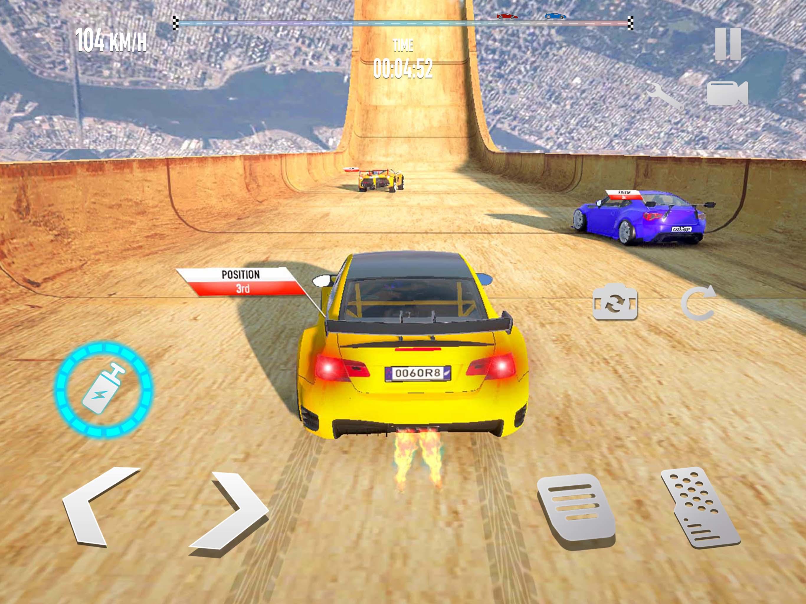 Superhero Car Racing Master 3D Game Screenshot