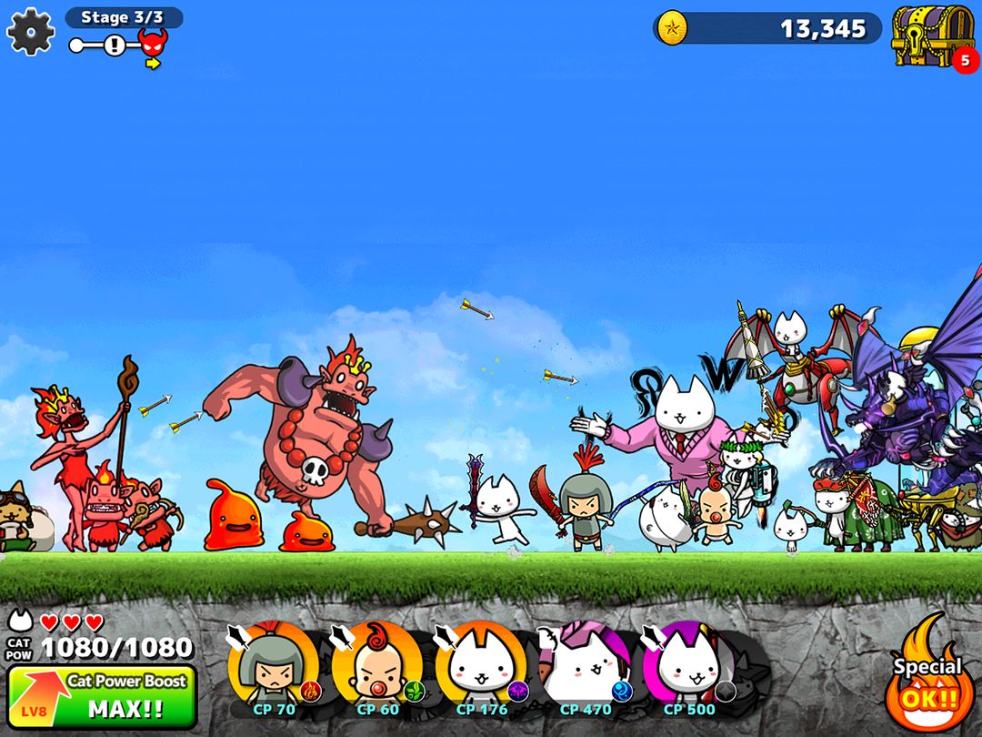 Cats the Commander screenshot game