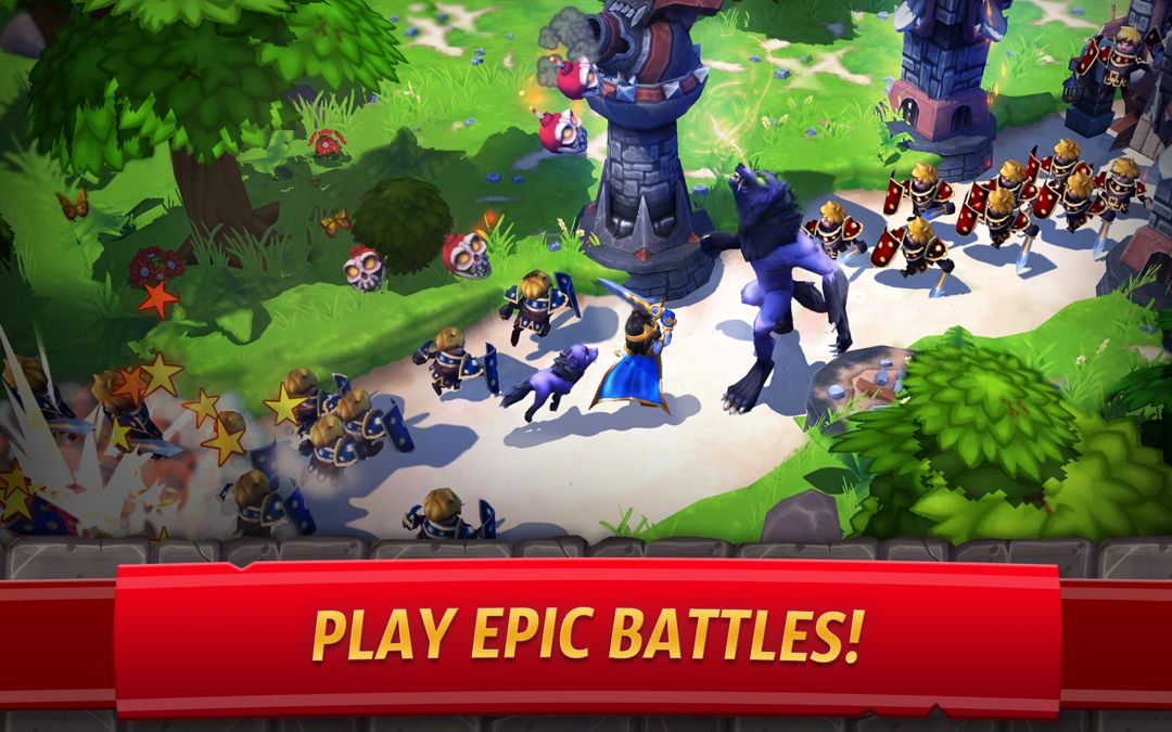 Royal Revolt 2: Tower Defense ภาพหน้าจอเกม