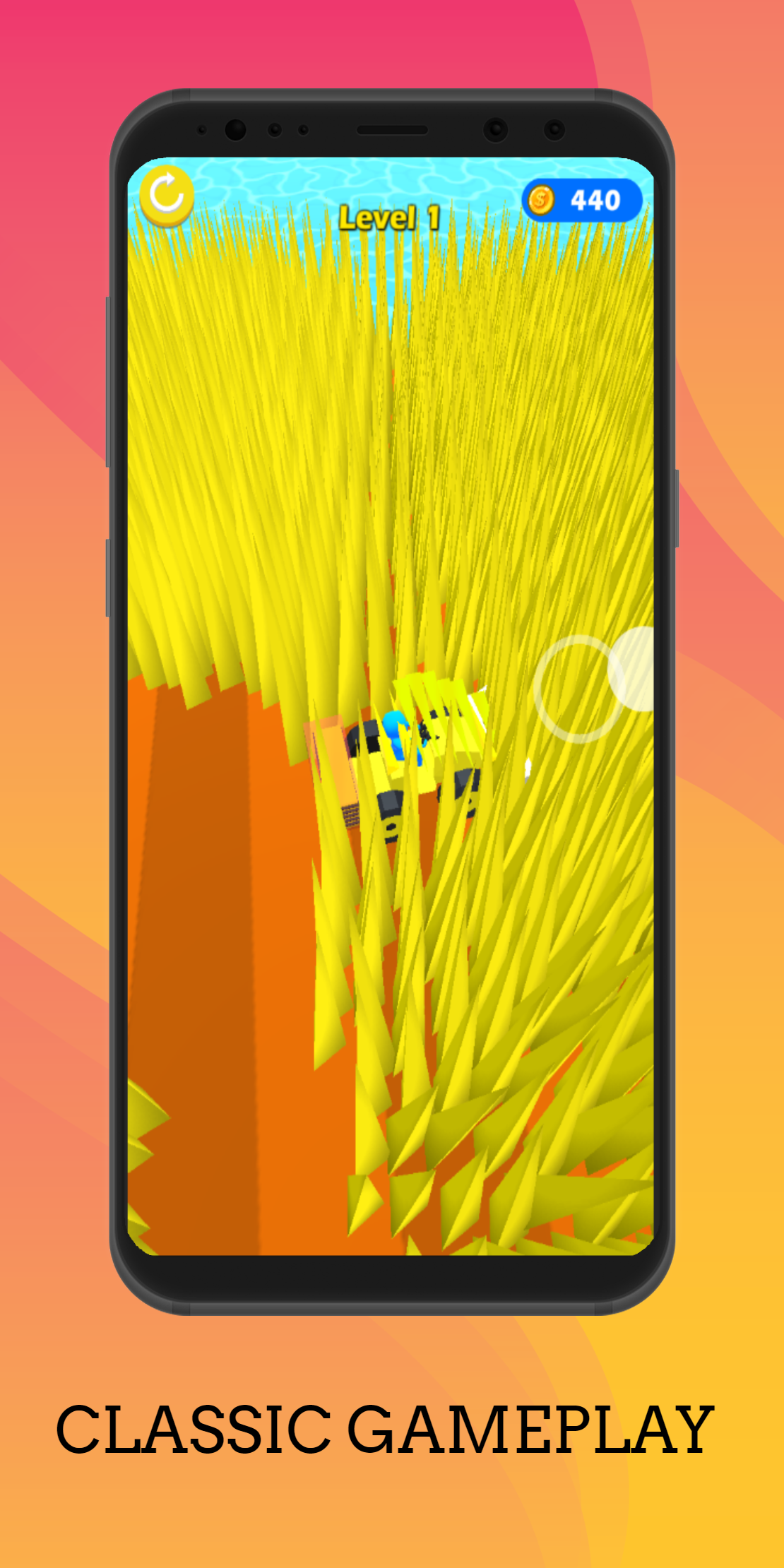 Grass Cutting Saw Game Screenshot