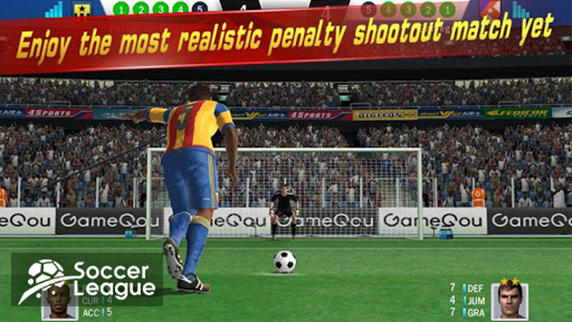 Soccer league Game Screenshot