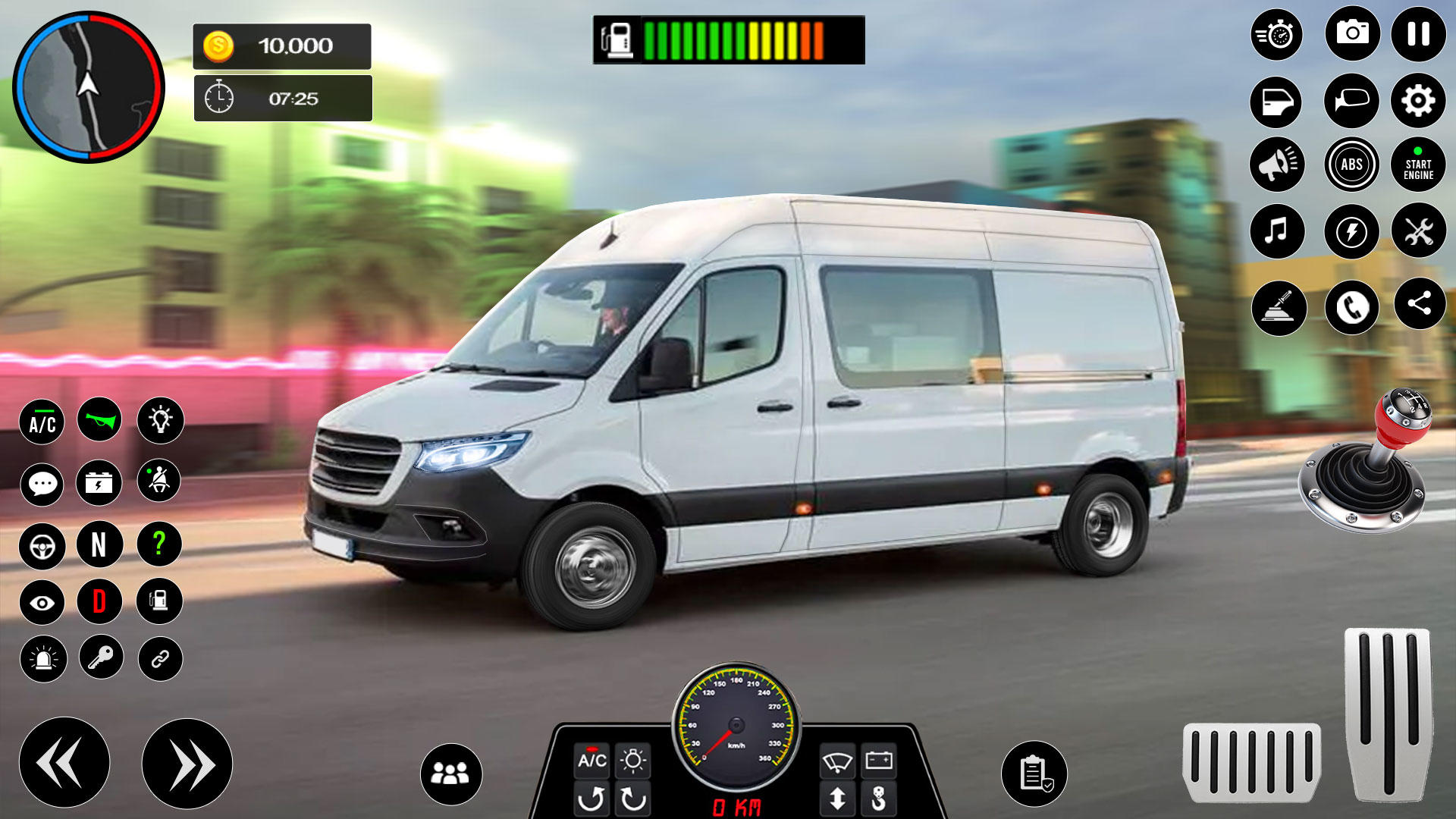 Скриншот игры Mobil Van Games Dubai Car Game