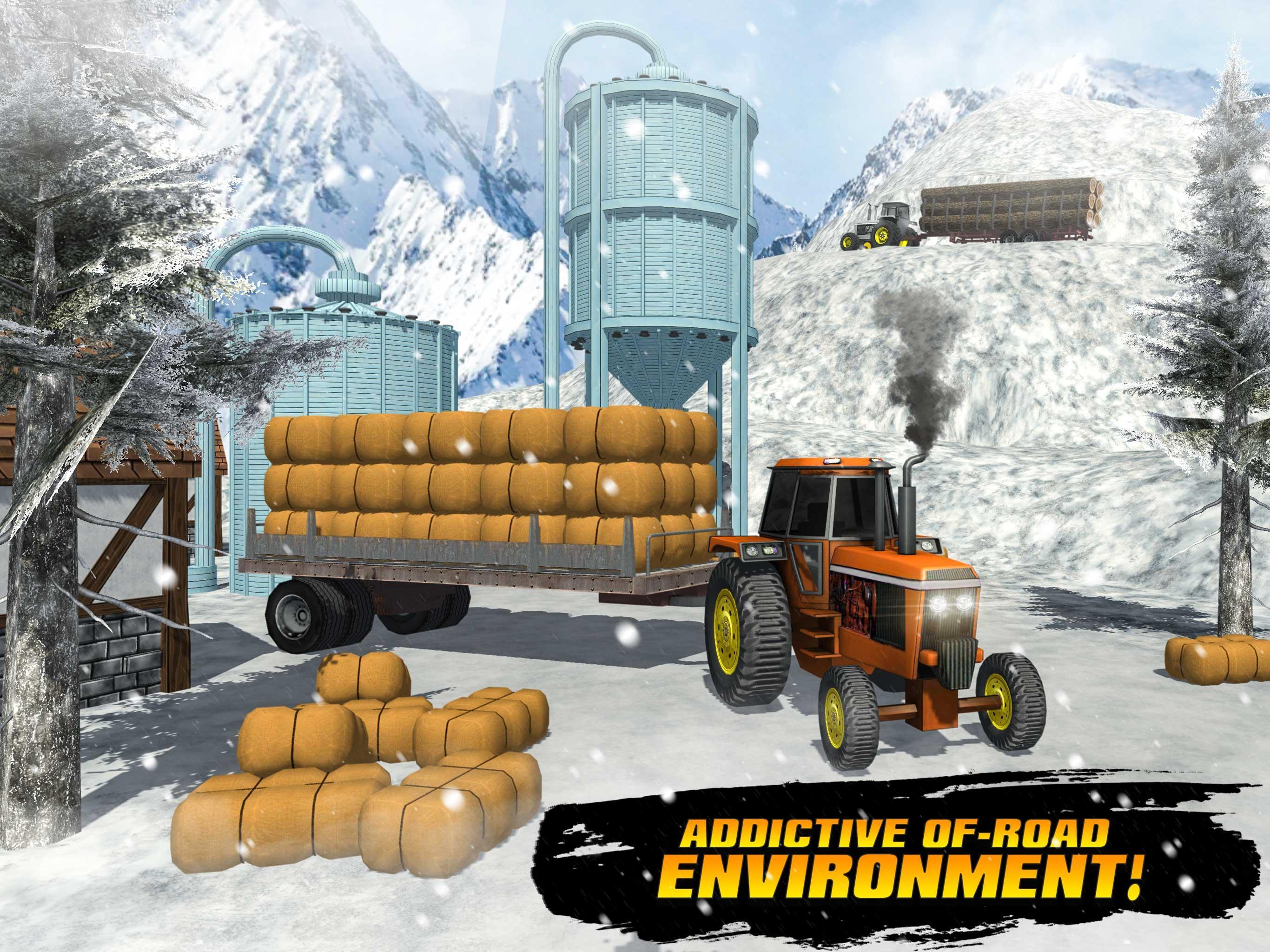 Cargo Tractor Hill Climb Offroad Simulator 3D Game Screenshot