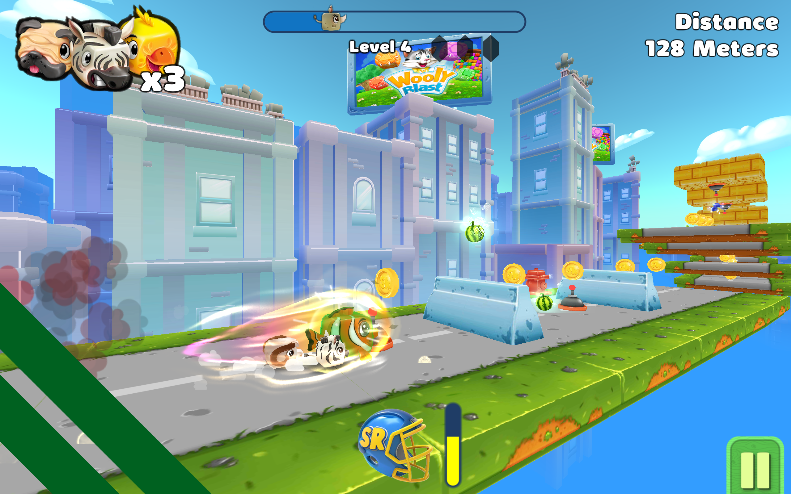 Stampede Rampage: Animals scaping the zoo Game Screenshot