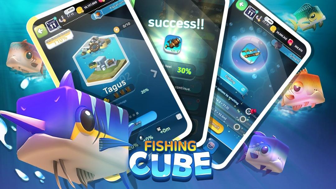 Fishing Cube ภาพหน้าจอเกม