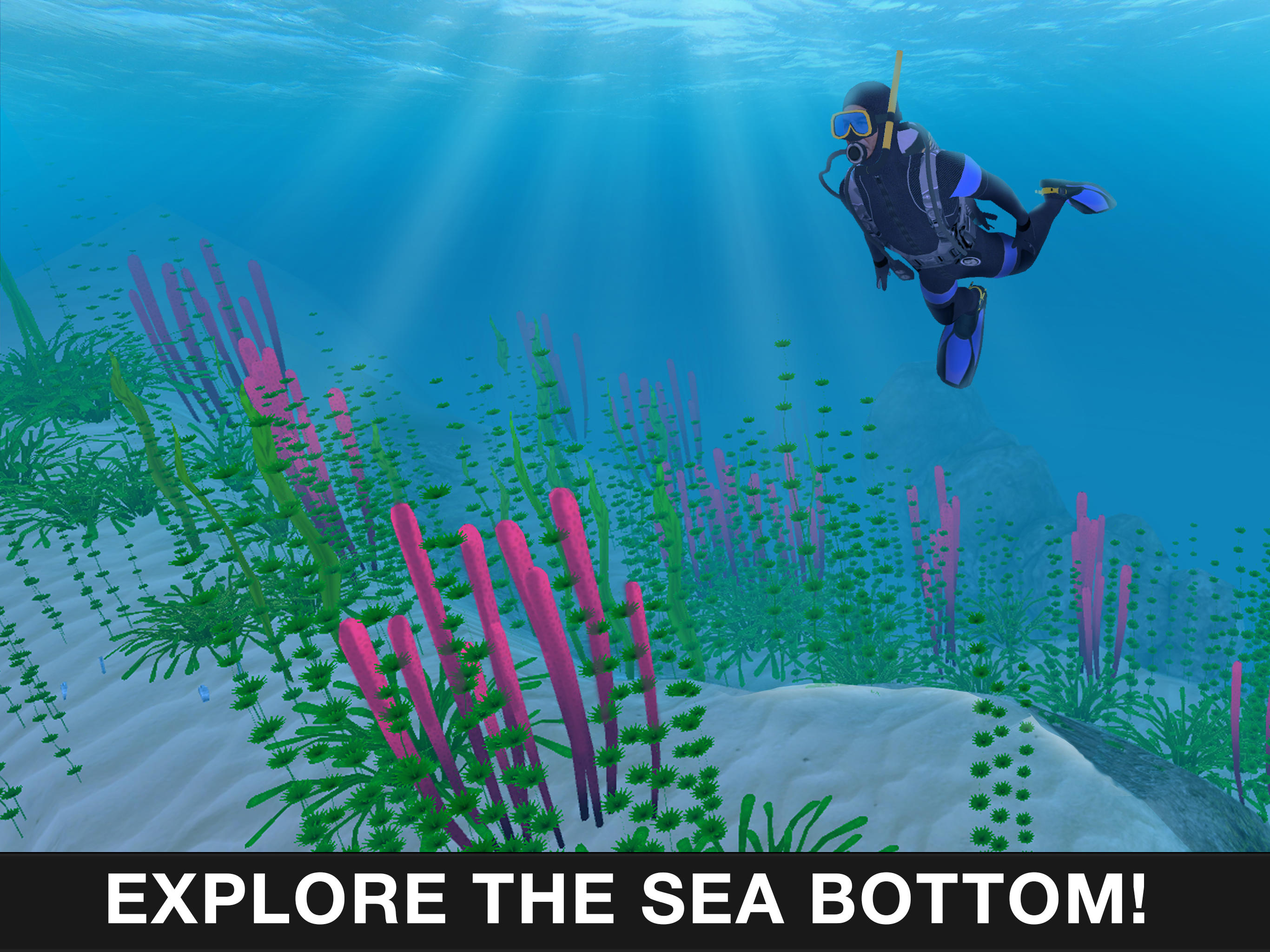 Screenshot 1 of Simulador de mergulho em alto mar 1.0