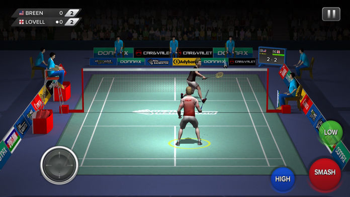 Real Badminton 게임 스크린 샷