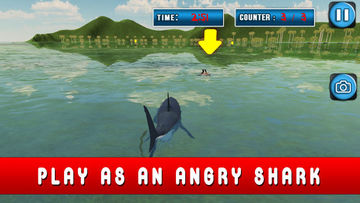 The Jaws Real Shark Attacks Game Screenshot
