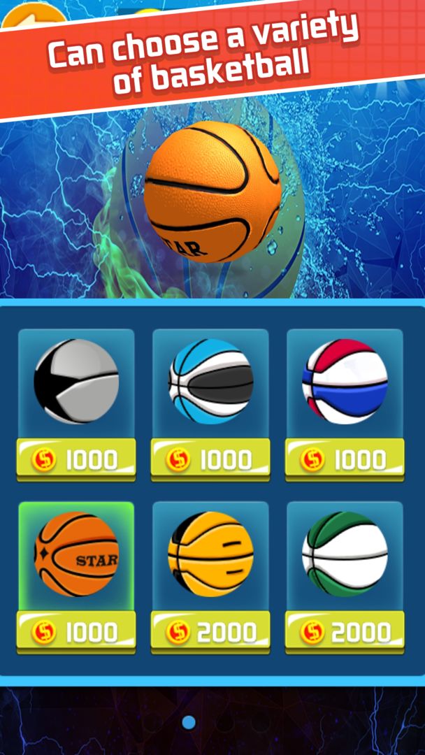Screenshot of Basketball Dunk King - Free Classic Arcade Games