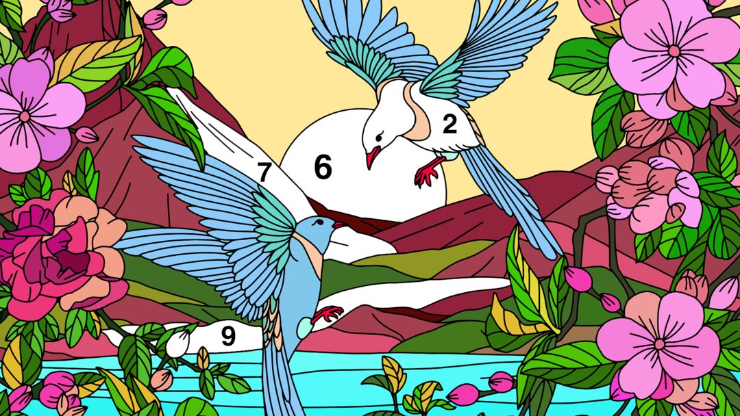 Coloring Book: Color by Number screenshot game