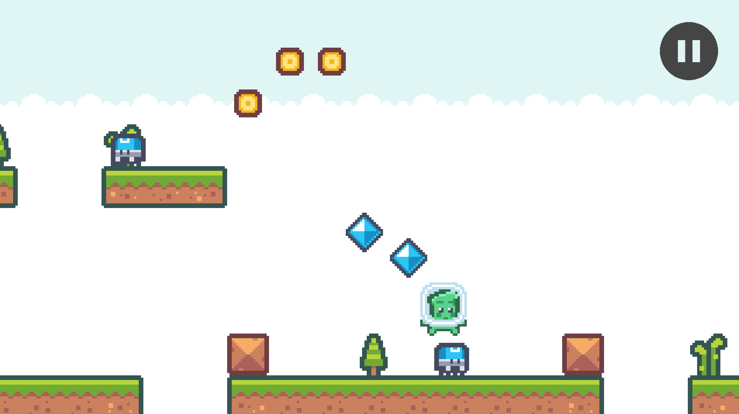 Rocket Coin Land 2D Platformer Game Screenshot