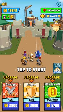 Heroes Legend: Idle Battle War Game Screenshot