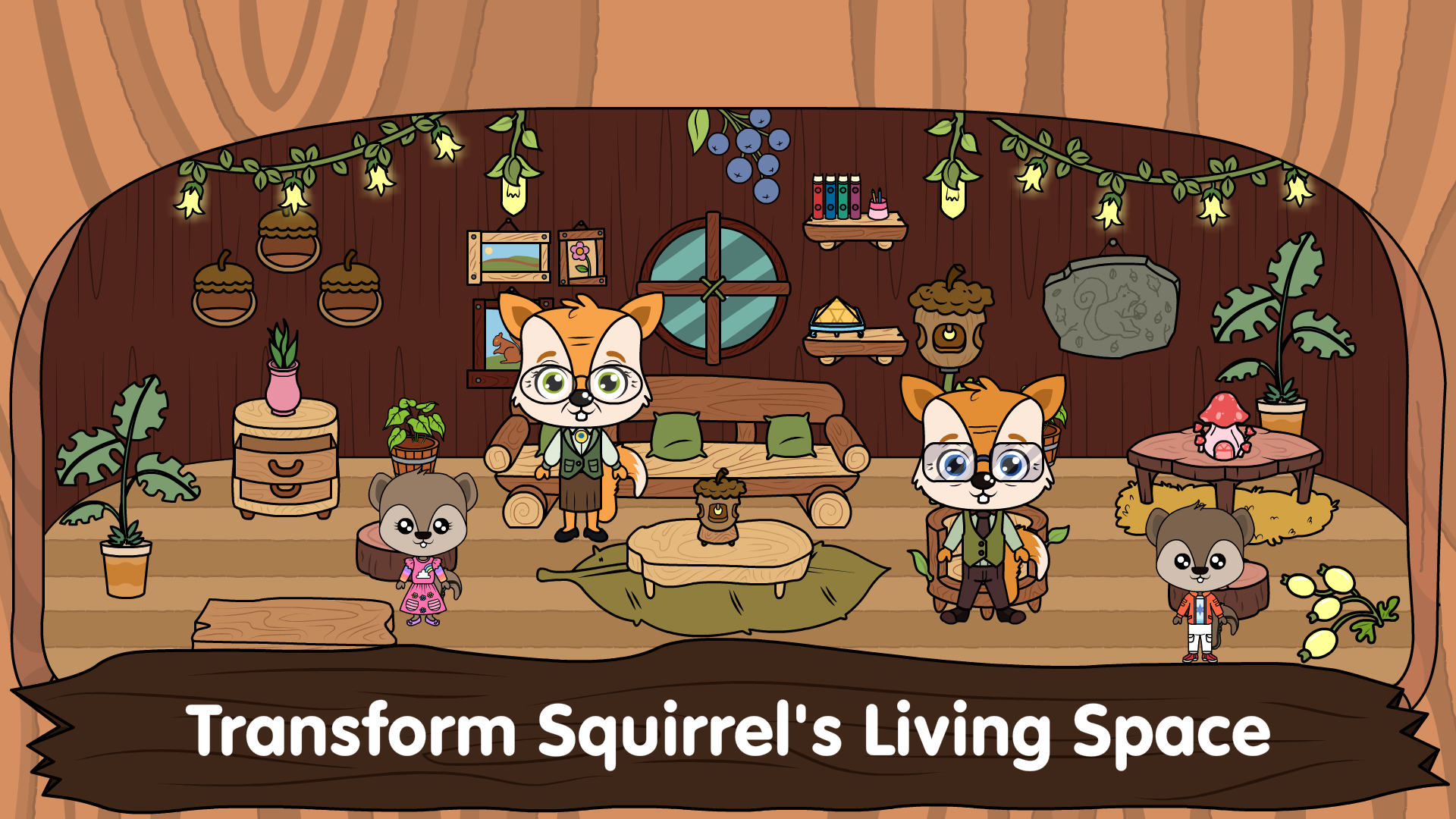 Animal Town - My Squirrel Home Game Screenshot