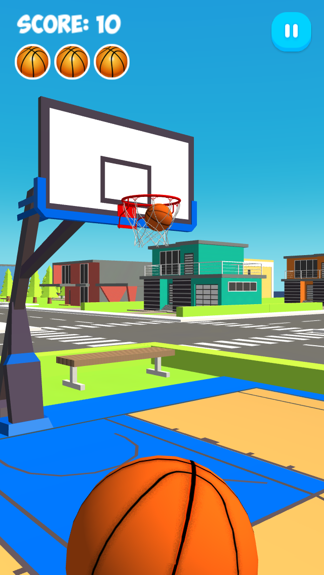 Screenshot 1 of Basketball Challenge 3D 3.4