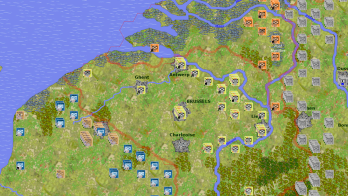 Wargame: France 1940 ภาพหน้าจอเกม