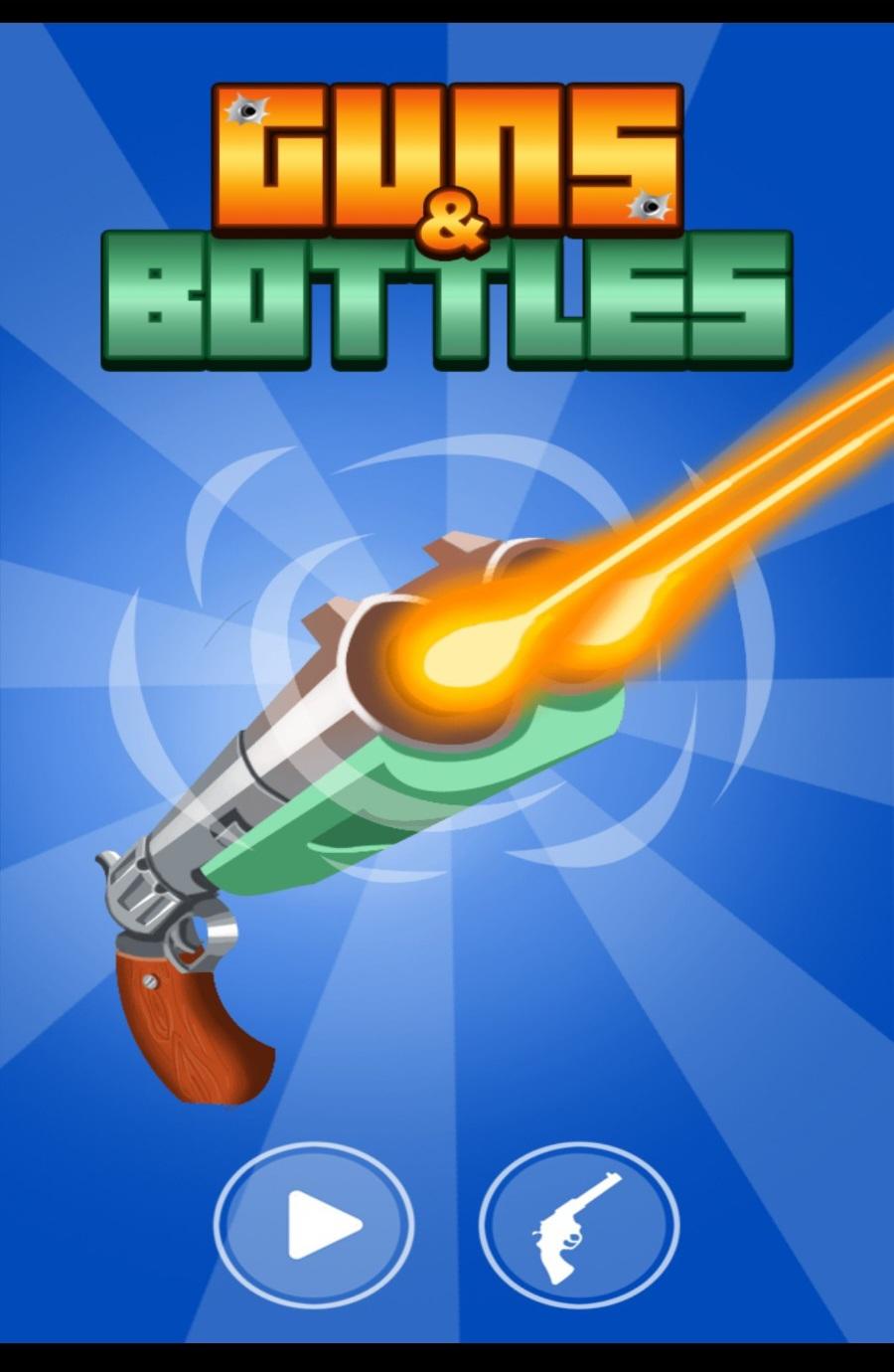 Cuplikan Layar Game Guns and Bottles