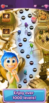 Inside Out Thought Bubbles Game Screenshot