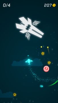 Neon Plane Game Screenshot
