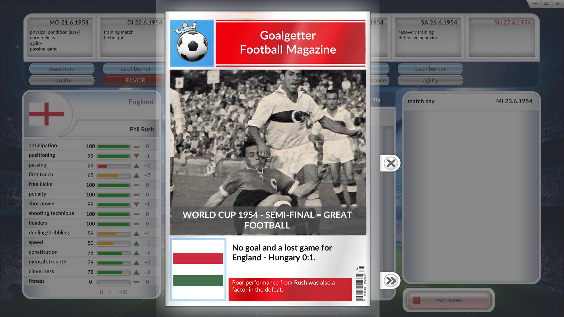 Goalgetter screenshot game