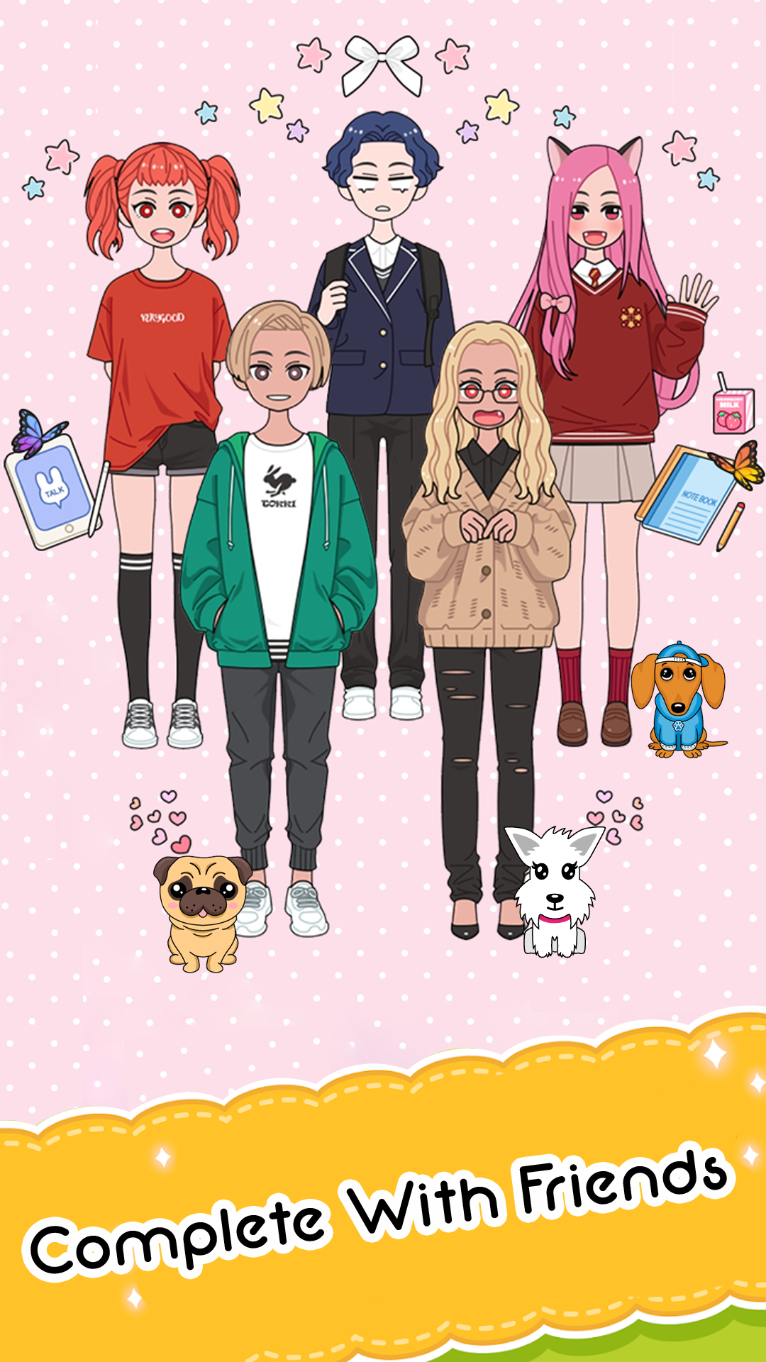 Sweet Girl: DIY Paper Doll 遊戲截圖