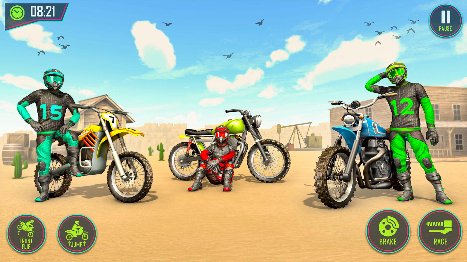 Screenshot of Bike Racing: 3D Bike Stunts