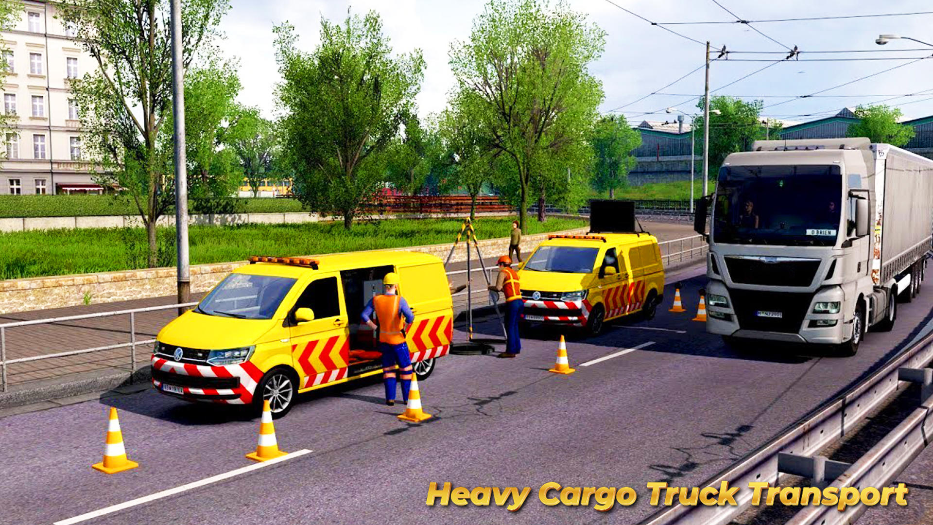 Heavy Cargo Truck Transport 2 게임 스크린샷