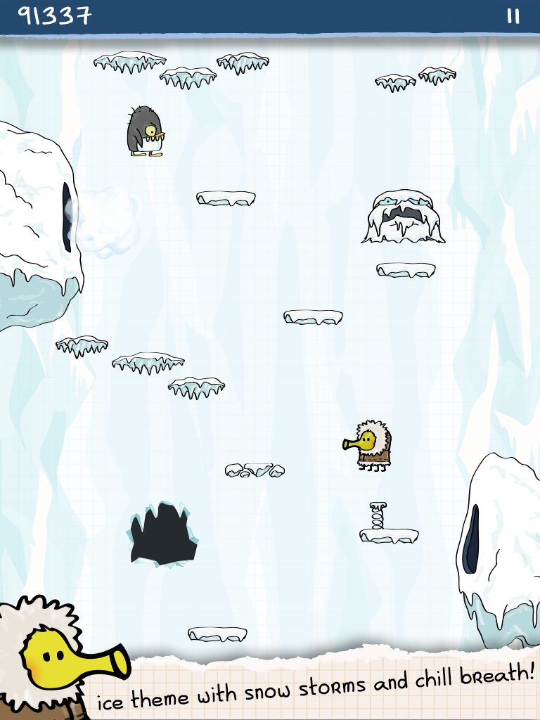 Doodle Jump 게임 스크린 샷