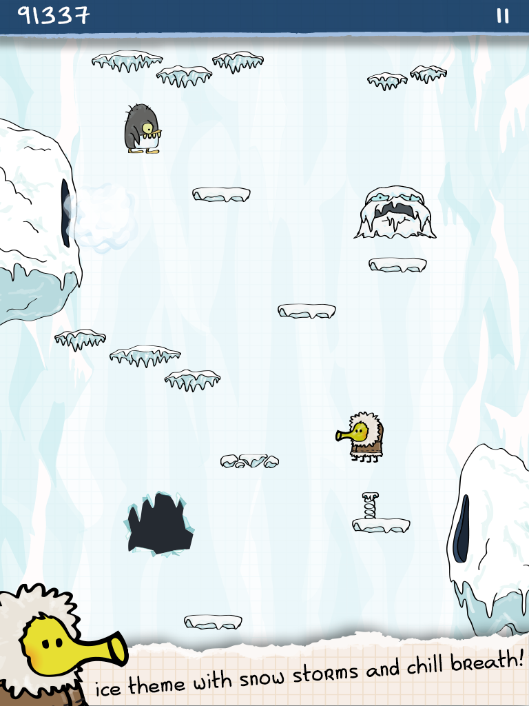 Doodle Jump Game Screenshot
