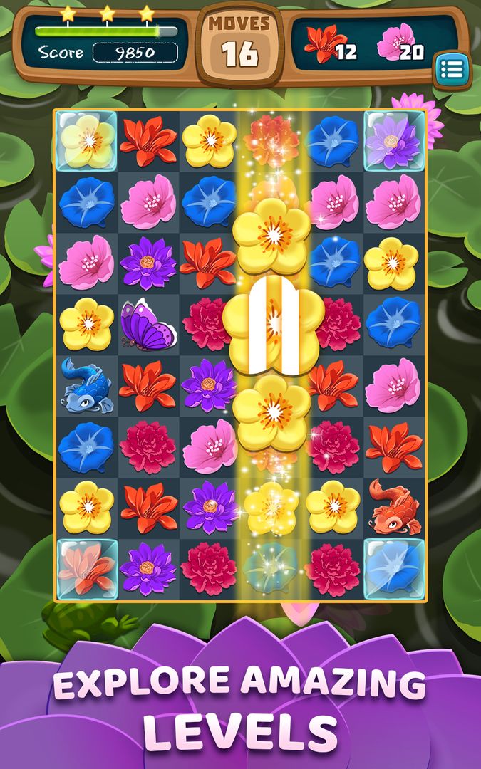 Screenshot of Lotus Blossom Match