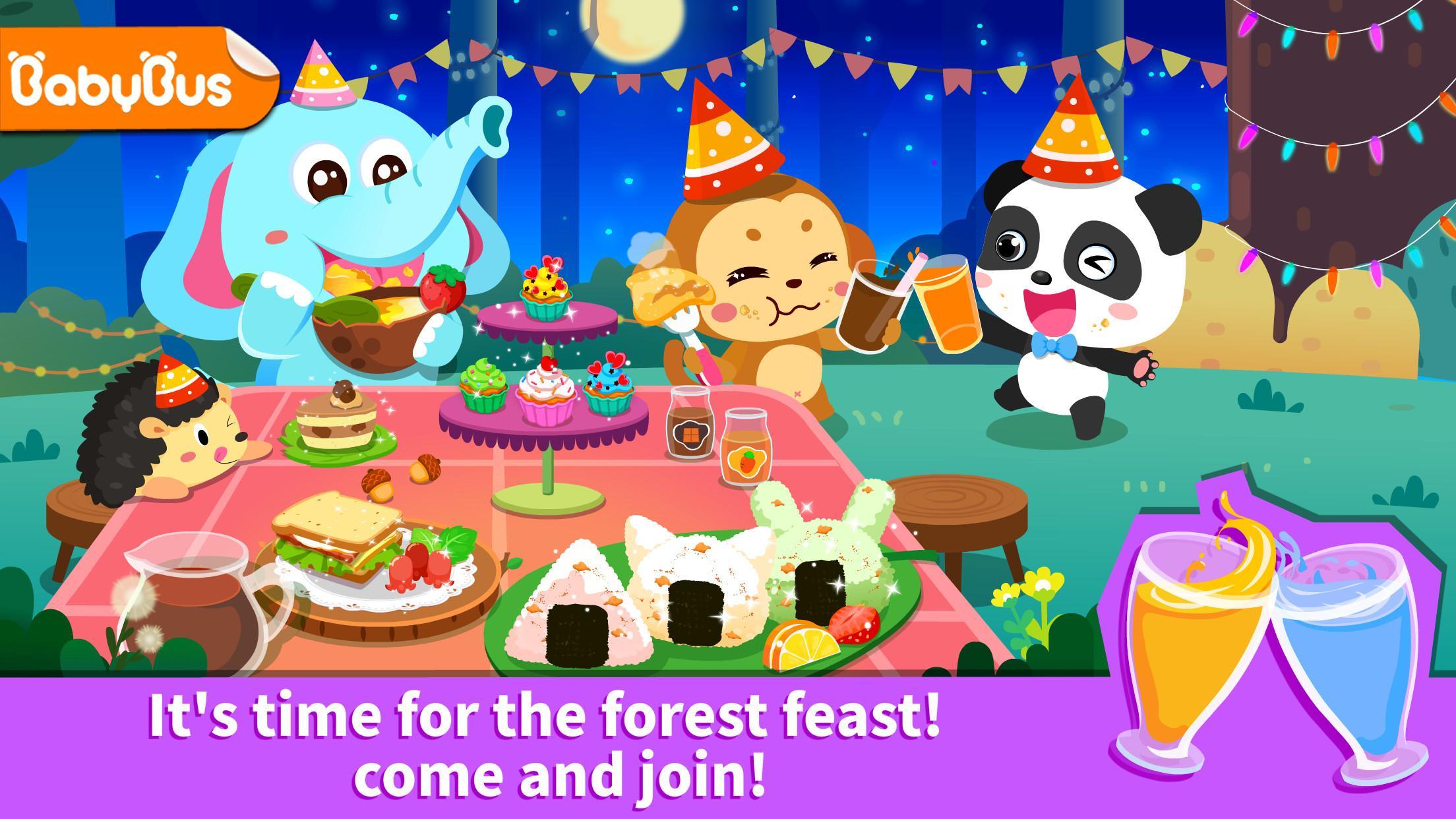 Baby Panda's Forest Recipes Game Screenshot